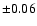 $\pm0.06$