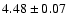 $4.48\pm0.07$