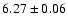 $6.27\pm0.06$