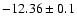 $-12.36\pm 0.1$