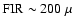 ${\rm FIR} \sim 200~\mu$