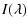 $\displaystyle I(\lambda)$