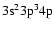 $\rm 3s^23p^34p$