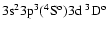 $3\rm s^23p^3(^4S^o)3d~^3\rm D^o$