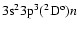 $3{\rm s^23p^3(^2D^o)}n$