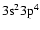 $\rm 3s^23p^4$