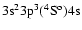 $3\rm s^23p^3(^4S^o)4s$