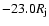 $-23.0R_{\rm j}$