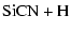 $\displaystyle {\rm SiCN + H}$