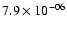$7.9\times 10^{-06}$