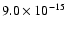 $9.0\times 10^{-15}$