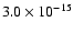 $3.0\times 10^{-15}$