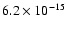$6.2\times 10^{-15}$