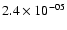 $2.4\times 10^{-05}$