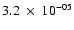 $3.2~\times~ 10^{-05}$