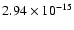 $2.94\times 10^{-15}$