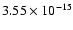 $3.55\times 10^{-15}$