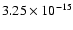 $3.25\times 10^{-15}$
