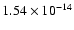 $1.54\times 10^{-14}$