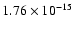 $1.76\times 10^{-15}$