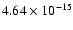 $4.64\times 10^{-15}$