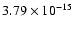 $3.79\times 10^{-15}$