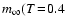 $m_{\infty}(T \! = \! 0.4$