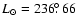 $L_{\odot} = 236\hbox{$.\!\!^\circ$ }66$