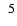 $\hspace{1.6mm}5$