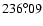 $236^{\circ}\!\!.09$