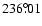 $236^{\circ}\!\!.01$