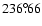 $236^{\circ}\!\!.66$