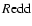 $R{\rm edd}$