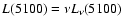 ${L(5100)}=\nu
L_{\nu}(5100)$