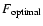 $F_{\rm optimal}$