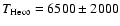 $T_{\rm He\infty}=6500\pm2000$