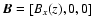 ${\vec{B}} = [B_x(z), 0, 0]$