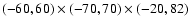 $(-60,60) \times
(-70,70) \times (-20,82)$