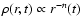 $\rho (r,t) \propto r^{-n}(t)$
