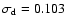 $\sigma_{\rm d}=0.103$