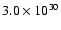 $3.0\times10^{30}$