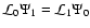 $\mathcal{L}_0 \Psi_1 = \mathcal{L}_1 \Psi_0$