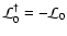 $\mathcal{L}_0^\dag =
-\mathcal{L}_0$