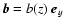 $ \vec{b} = b(z)~\vec{e}_y$