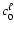 $c_0^{\ell}$