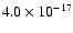 $4.0\times10^{-17}$