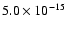 $5.0\times10^{-15}$