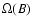$\Omega(B)$