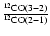 $\frac{^{12}{\rm CO}(3-2)}{^{12}{\rm CO}(2-1)}$