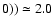 $0)) \simeq 2.0$